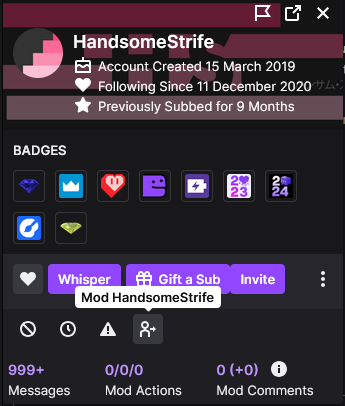 Profile Modding