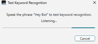Setting Key Phrase VA